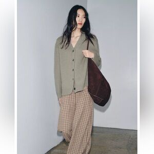 100 Wool V-Neck Jacket